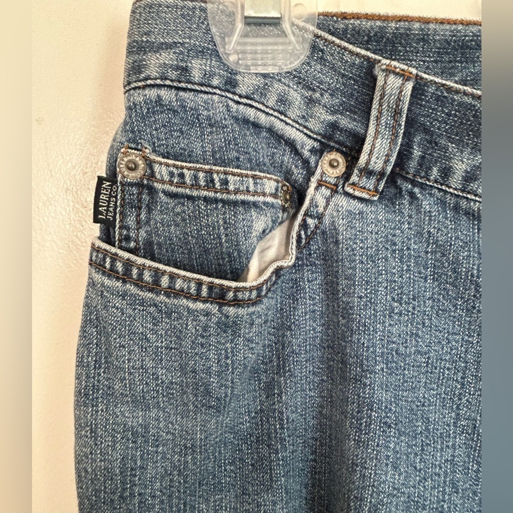 Lauren Jeans Co. Ralph Lauren Denim Wide Leg Jeans Women's Size 10 - Picture 3 of 14